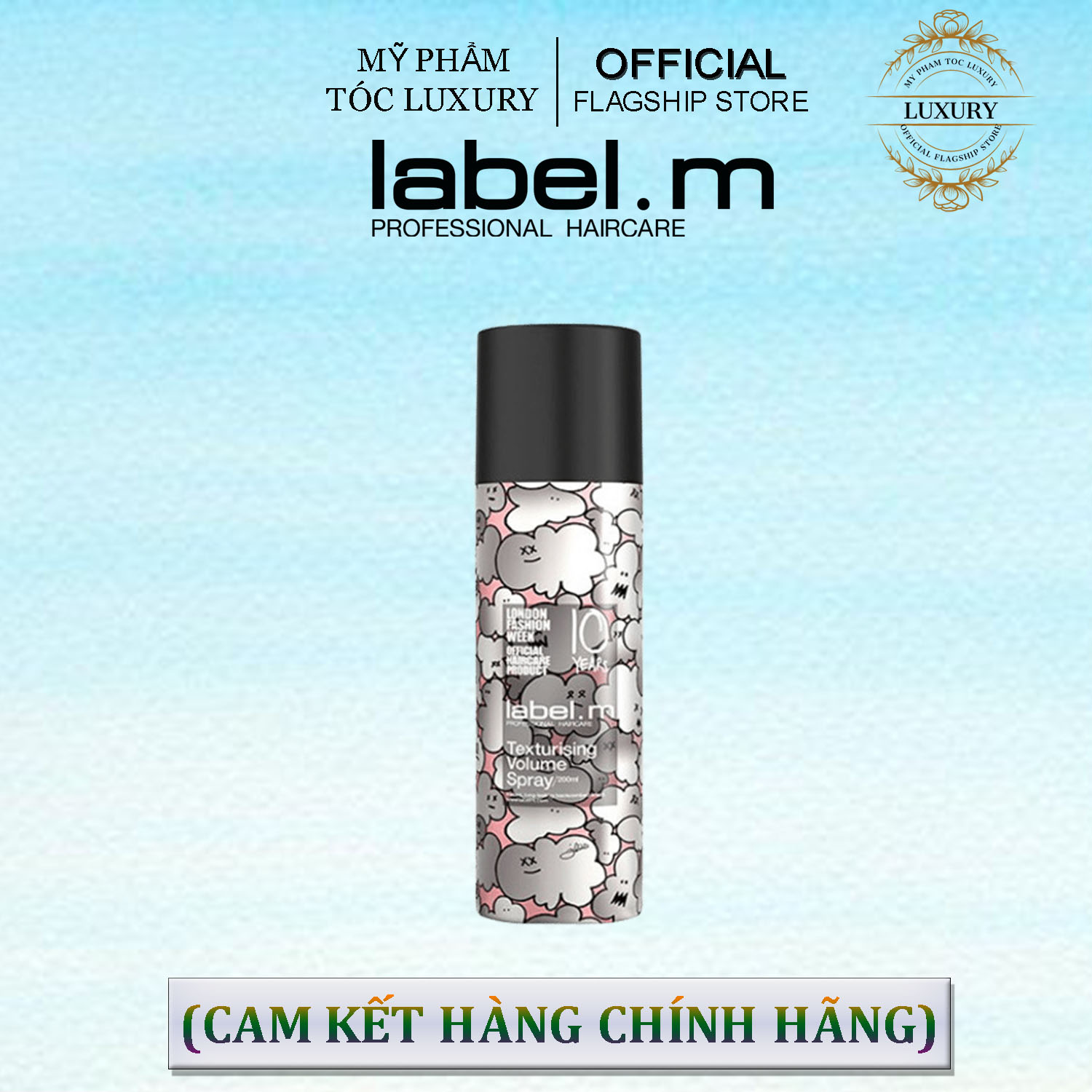 XỊT TẠO ĐỘ PHỒNG VÀ GIỮ NẾP CHO TÓC LABEL.M TEXTURISING VOLUMESPRAY 200ML